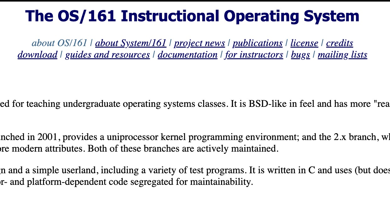 OS 161